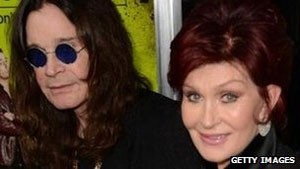 Sharon com o marido Ozzy Osbourne (Foto: Getty Images/BBC)