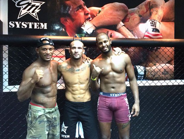 Delson Pé de Chumbo, Cristiano Marcello e Kevin Souza MMA (Foto: Divulgação)