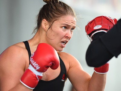 Ronda Rousey; treino aberto; UFC 193; Austrália (Foto: Getty Images)