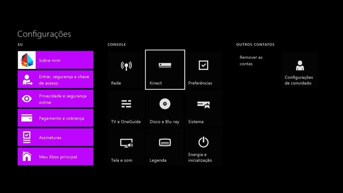 Xbox One: como calibrar o reconhecimento de voz do Kinect (Foto: Reprodução/Murilo Molina)