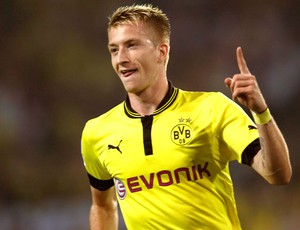 Marco Reus, Borussia Dortmund x Werder Bremen (Foto: Agência Reuters) Marco Reus, Borussia Dortmund x Werder Bremen (Foto: Agência Reuters)