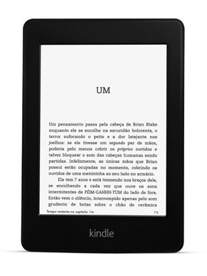 Kindle Paperwhite, sexta geração do leitor digital da Amazon. (Foto: Divulgação/Amazon)