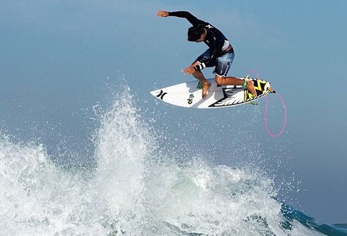 Surfe miguel pupo, rio de janeiro, etapa carioca do circuito mundial de surfe WCT (Foto: Reprodução/Instagram)