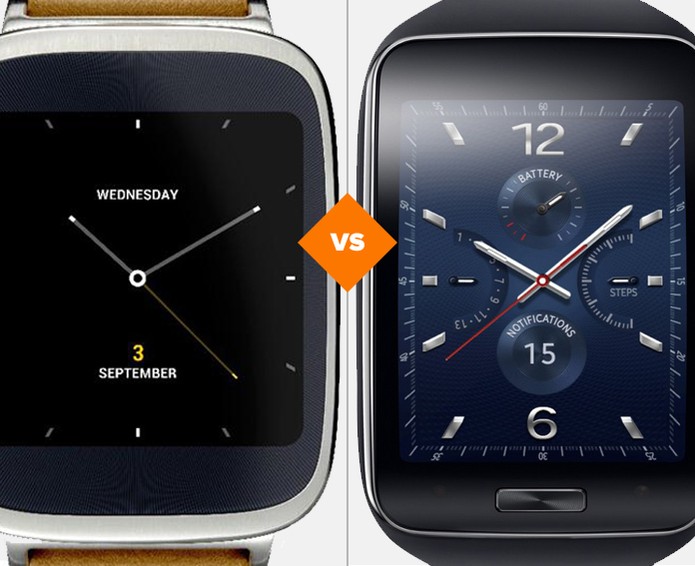 Asus ZenWatch e Gear S? Quem vence a batalha? (Foto: Arte/TechTudo) Asus ZenWatch e Gear S? Quem vence a batalha? (Foto: Arte/TechTudo)