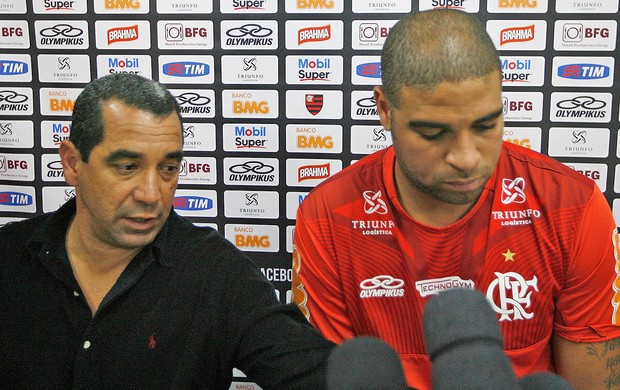 Adriano e Zinho, Flamengo (Foto: Bernardo Monteiro / VIPCOMM)