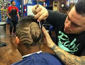 Torcedor faz corte de cabelo em homenagem a Tim Howard Estados Unidos (Foto: Reprodução / Instagram)