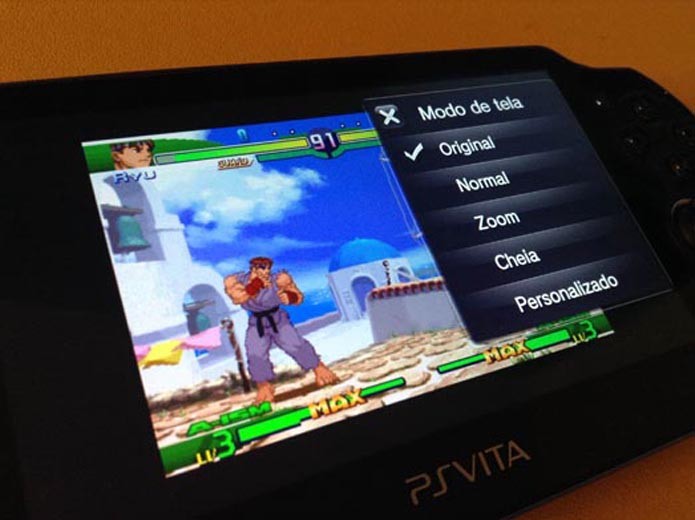 Vita: como acessar as configurações nos jogos de PSone (Foto: Reprodução/ Murilo Molina) Vita: como acessar as configurações nos jogos de PSone (Foto: Reprodução/ Murilo Molina)