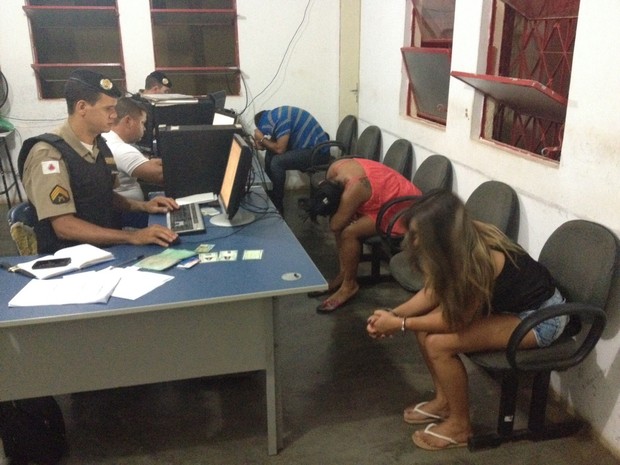 Os três presos são de Belo Horizonte (Foto: Pablo Caires / Inter TV)