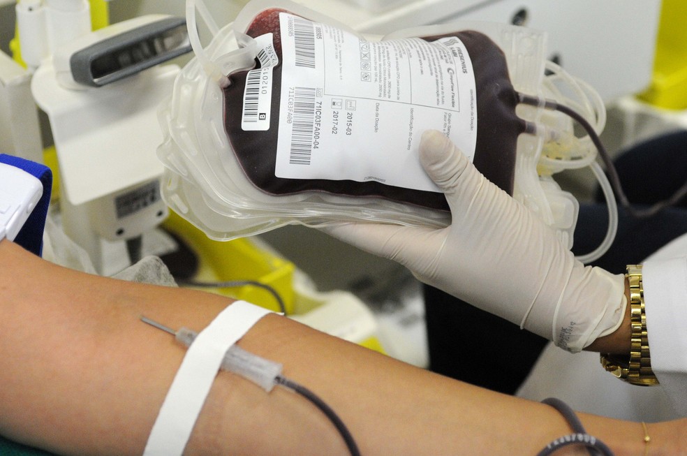 Doação de sangue na Fundação Hemocentro de Brasília (Foto: Toninho Tavares/Agência Brasília)