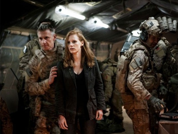 A atriz Jessica Chastain em cena do filme 'A hora mais escura', que trata da caçada a Osma Bin Laden (Foto: Divulgação)