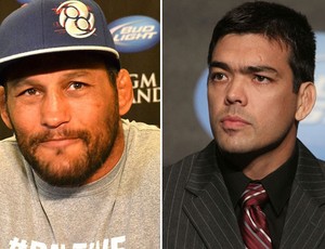 montagem, Lyoto machida e Dan Henderson (Foto: Editoria de Arte / Globoesporte.com)