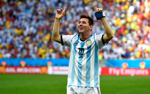 Lionel Messi Argentina 1 x 0 Bélgica Copa do Mundo 2014 (Foto: Getty Images)