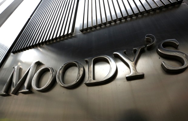 Fachada do edifício sede da agência de classificação Moody's , em Nova York (Foto: Getty Images)