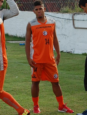 Diogo Capela, meia do Campinense (Foto: Silas Batista / GloboEsporte.com)
