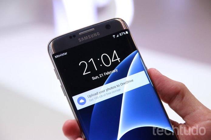 Galaxy S7 Edge (Foto: Fabrício Vitorino/TechTudo) Galaxy S7 Edge (Foto: Fabrício Vitorino/TechTudo)