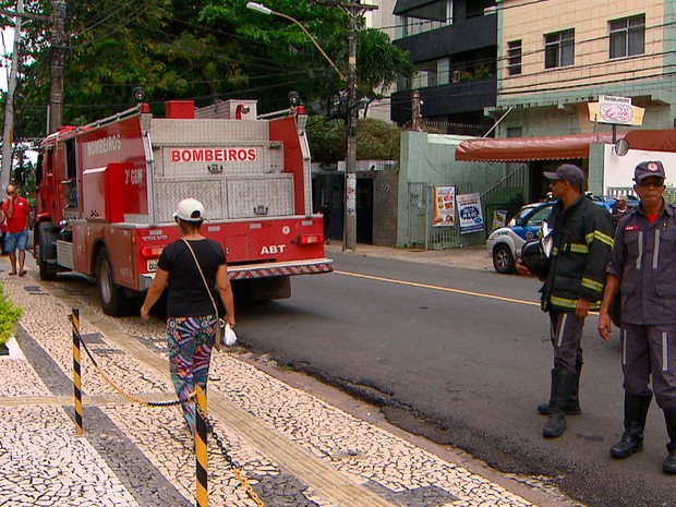 Fumaça em área de maternidade assusta pacientes em Salvador (Foto: Reprodução/TV Bahia)