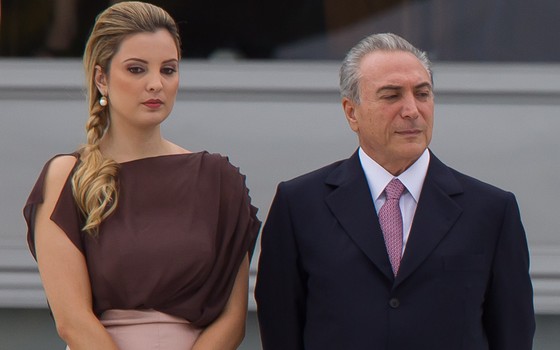 Michel e Marcela Temer. (Foto: Folhapress)