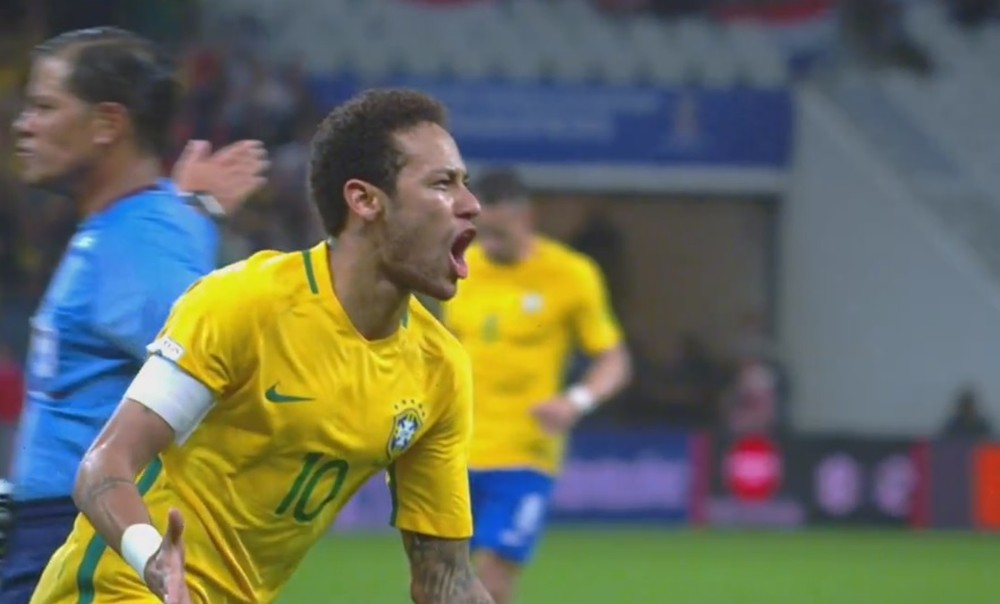 O jogador Neymar (Foto: Reprodução/TV Globo)