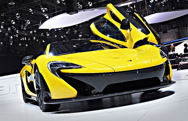 McLaren P1 no Salão de Genebra (Foto: Newspress)