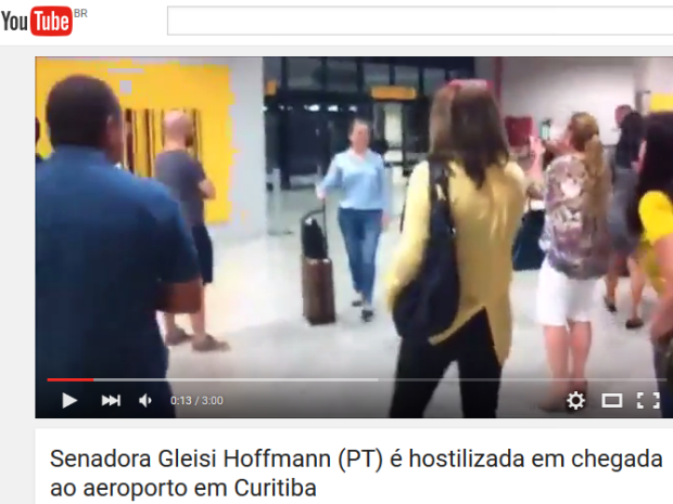 Gleisi Hoffmann E Hostilizada Por Grupo De Manifestantes Em Aeroporto Parana G1