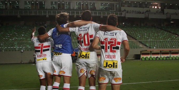 Jogadores São Paulo Independência (Foto: Rubens Chiri/saopaulofc.net)