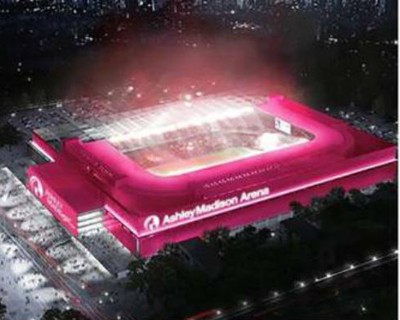 Arena da Baixada  AshleyMadison (Foto: Divulgação)