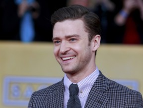 Justin Timberlake no SAG Awards em Los Angeles., nos Estados Unidos (Foto: Adrees Latif/ Reuters/ Agência)