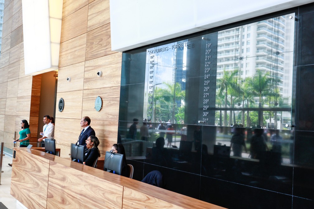 Na Torre B da EZ Tower, inaugurada no ano passado, Amil e Coca-Cola são os únicos inquilinos até o momento (Foto: Fábio Tito/G1)