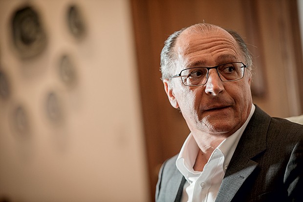EXPOSIÇÃO Geraldo Alckmin. Ele apareceu mais que Haddad  no episódio  da redução  do  preço das passagens (Foto: Adriano Vizoni/Folhapress)