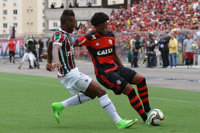 Rafael Vaz Léo Flamengo Fluminense Fla-Flu (Foto: Gilson Borba / Futura Press)