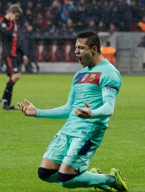 Alexis Sanchez gol Barcelona (Foto: AP)