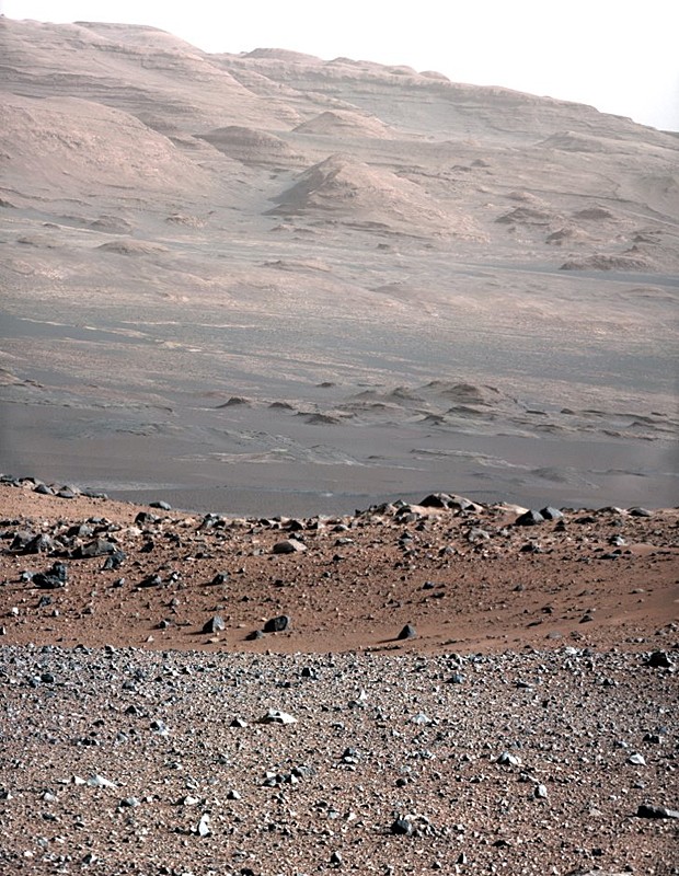 Curiosity Monte Sharp (Foto: Nasa/JPL-Caltech/MSSS)