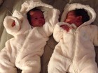 Dentinho comemora um mês de vida das filhas gêmeas: 'Papai ama vocês'