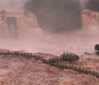 No PR, volume das Cataratas cresce 13 vezes  (Reprodução RPC TV)