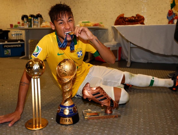 Neymar troféus (Foto: Getty Images)