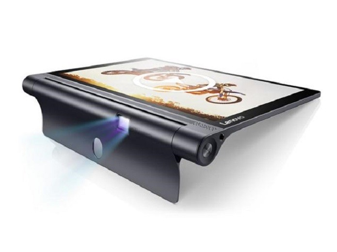 O Yoga Tab 3 Pro traz um projetor portátil embutido (Foto: Divulgação/Lenovo)