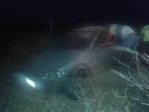 Segundo a polícia, após o acidente o motorista fugiu (Foto: Divulgação/Polícia Militar)