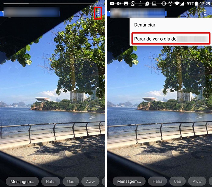 Messenger para Android tem método alternativo para silenciar histórias (Foto: Reprodução/Elson de Souza)