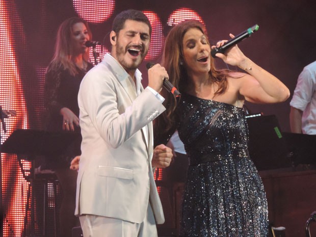 Ivete Sangalo e Criolo cantaram juntos os grandes sucessos de Tim Maia. (Foto: Katherine Coutinho / G1) Ivete Sangalo e Criolo cantaram juntos os grandes sucessos de Tim Maia. (Foto: Katherine Coutinho / G1)