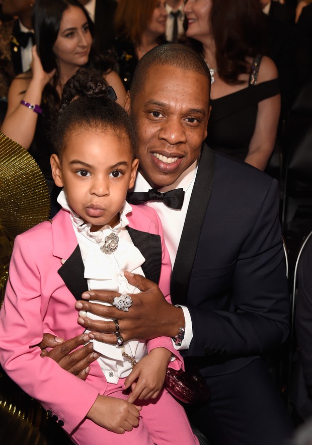 Blue Ivy e Jay Z (Foto: Agência Getty Images)