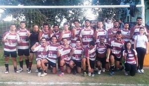 UFSJ Federal Rugby 2ª divisão Mineiro XV (Foto: Stefânia Helmold)