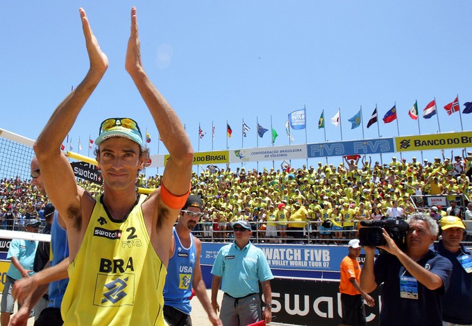 vôlei de praia 2007 Emanuel (Foto: Divulgação/FIVB)