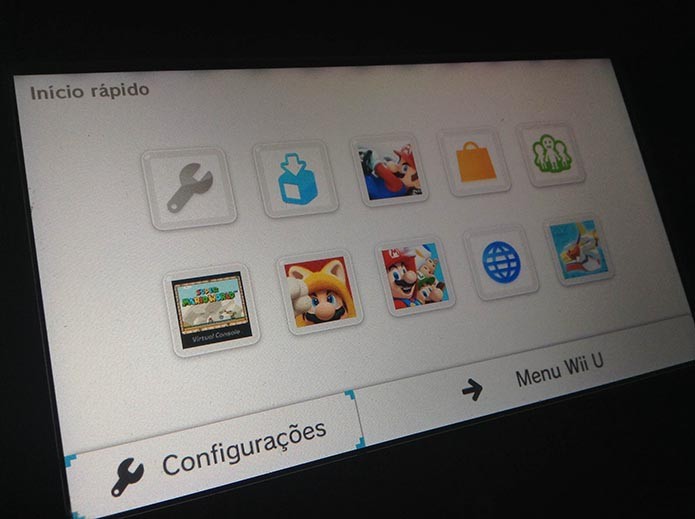 Wii U: como configurar o novo menu de início rápido (Foto: Reprodução/Murilo Molina)