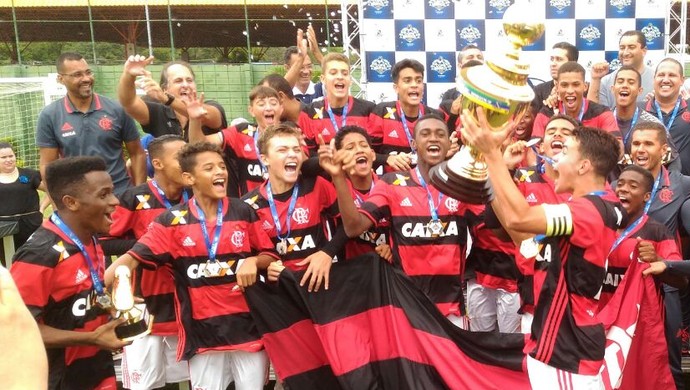 Palmeiras x Flamengo Copa Brasil Infantil comemoração (Foto: Marcos Ferreira / Secom Votorantim)