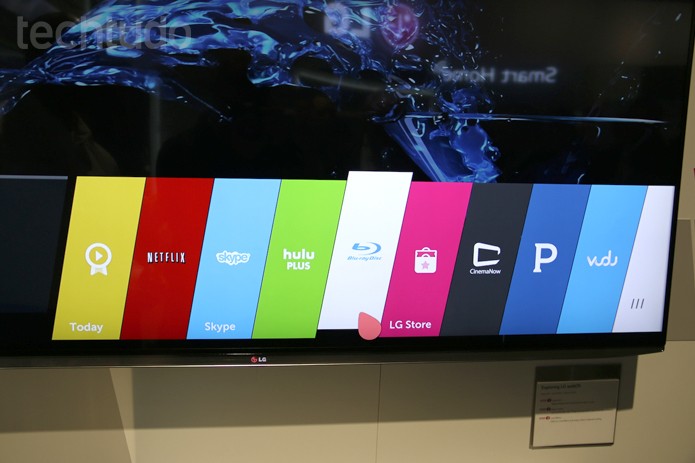 Novo sistema WebOS deixa as SmartTVs muito mais rápidas (Foto: Fabricio Vitorino/ TechTudo) Novo sistema WebOS deixa as SmartTVs muito mais rápidas (Foto: Fabricio Vitorino/ TechTudo)