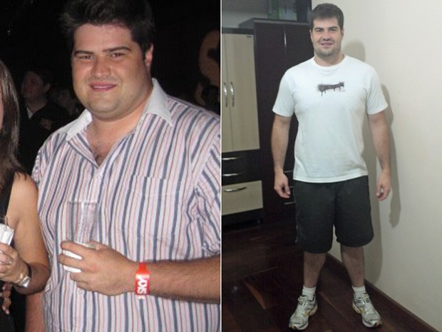 Edson conseguiu perder 30 kg com mudança de hábitos (Foto: Arquivo pessoal/Edson Mallet Maia Ribeiro )