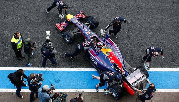 Sebastian Vettel Jerez de la Frontera RBR