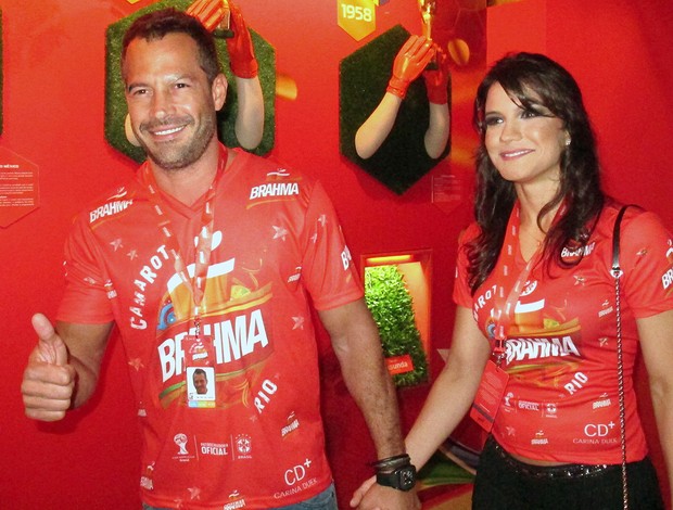 Kyra Gracie com o namorado Carnaval (Foto: Gabriel Fricke)