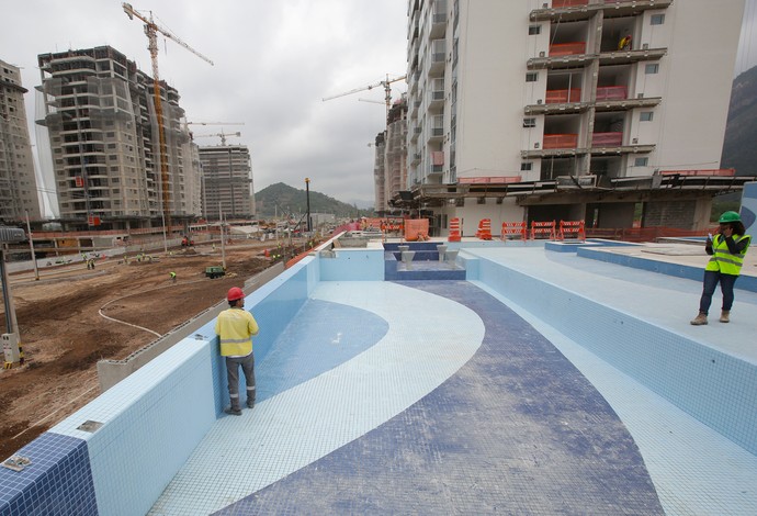 Vila Olímpica Rio 2016 piscina (Foto: Divulgação) Vila Olímpica Rio 2016 piscina (Foto: Divulgação)