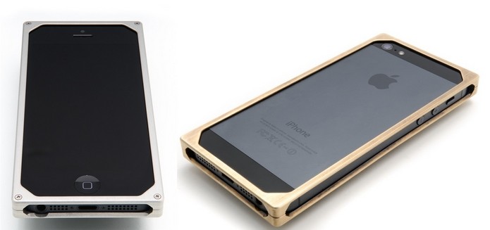 Cases com acabamento em alumínio e bronze para iPhone 6 (Foto: Divulgação/EXOvault)